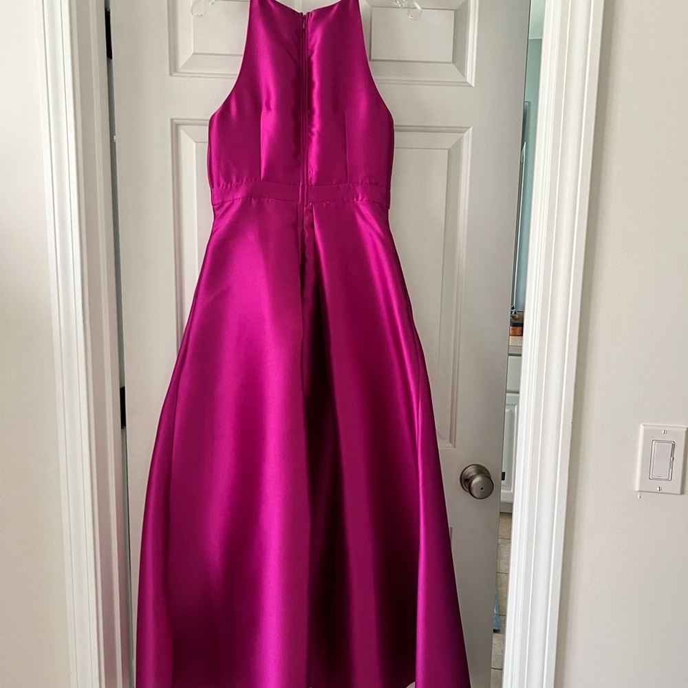 Lulus high low formal pink dress.  Size M